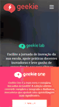 Mobile Screenshot of geekie.com.br